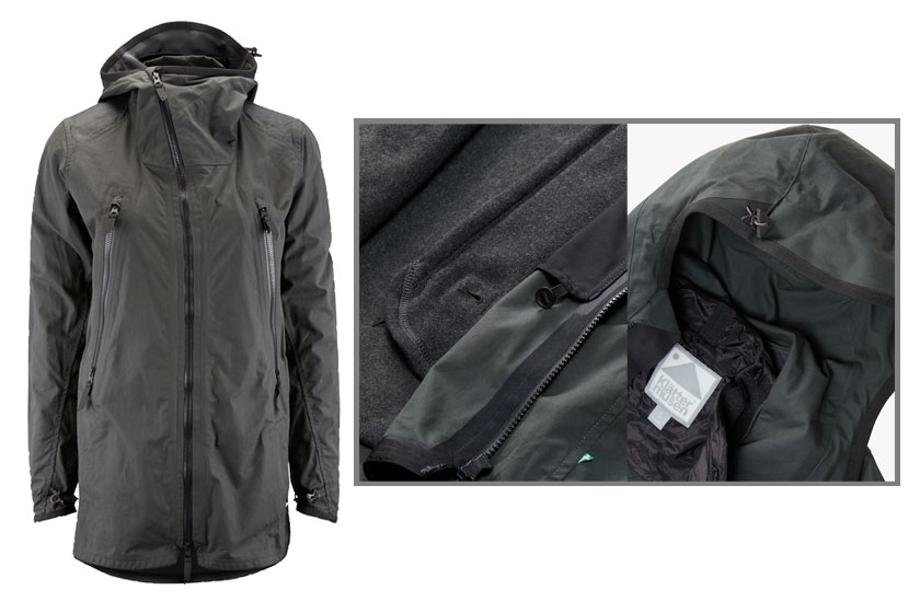 Куртка Midgard от Klattermusen, выполненная из хлопкового материала с технологией EtaProof® и шерстяной подстежкой