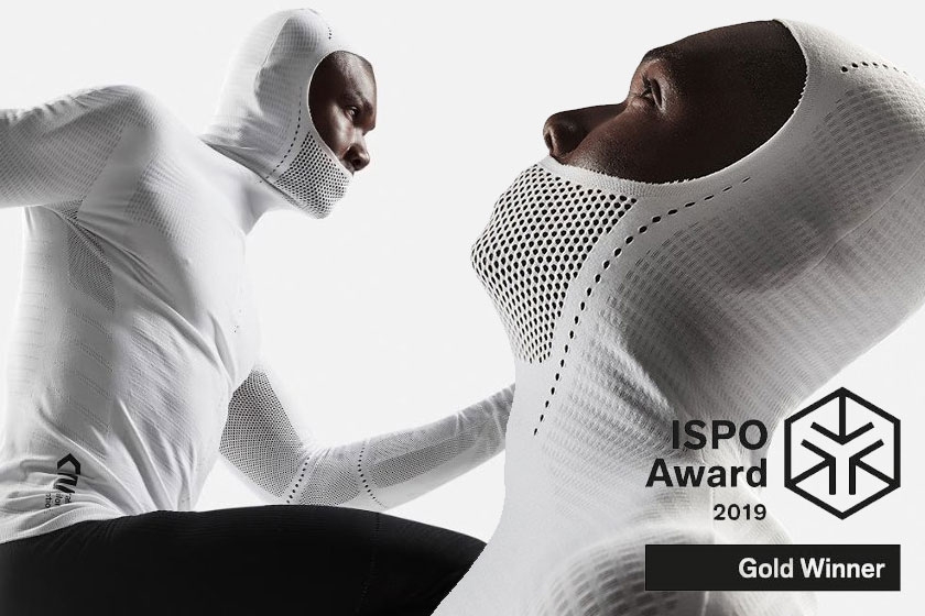 Пример зонального подхода. Gold Winner ISPO Award 2019, Snowsports (Apparel): CTM Baselayer Hood Long Sleeve от бренда Craft
