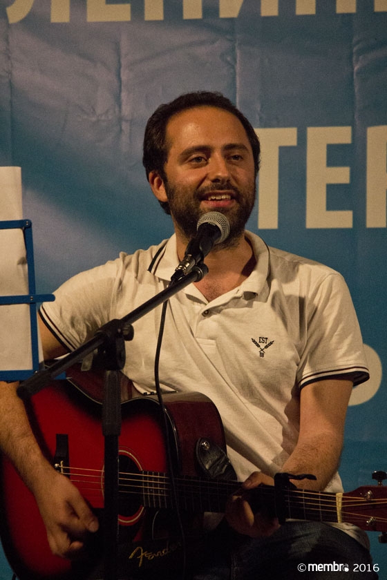 Франческо де Кирико — один из участников международного музыкального коллектива «Чиабатта», выступившего на «Вуоксе–2016»